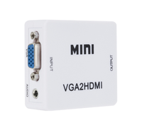 VGA + Audio untuk HD converter VGA HD kabel konversi adapter HDTV 720 P/1080i/1080 P