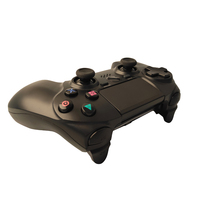 GAMINJA Contrôleur privé à double choc Manette de jeu sans fil avec bouton Turbo Moteur de vibration et boutons tactiles pour PS4
