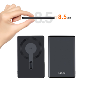 HYTO [En stock] Batterie externe ultra-fine 8,5 mm 5000 mAh avec charge magnétique sans fil 15 W et charge rapide PD 20 W pour <span class=keywords><strong>iPhone</strong></span> et Android - Product Image 1
