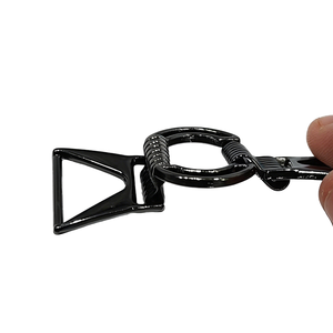 Hebilla de Metal Tejida con Acabado Gunmetal Ecológico de Aleación de Hierro y Zinc, Directo de Fábrica, para Mocasines de Hombre - Product Image 3