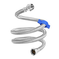 Tuyau flexible en acier inoxydable 304 de qualité alimentaire, tuyau ondulé pour l'eau potable, cuisine, salle de bain