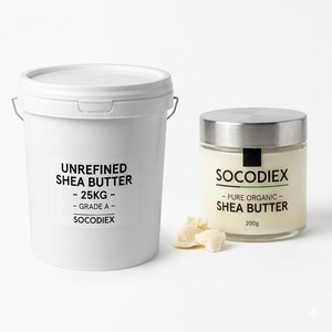 Manteca de Karité SOCODIEX de Mali Ideal para la Producción de Cosméticos, Lociones y Cremas - Product Image 1