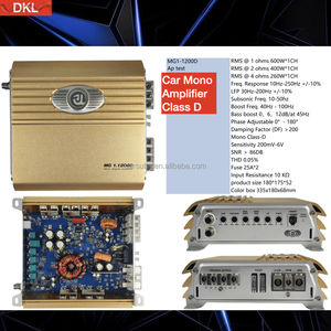 Amplificateur de <span class=keywords><strong>voiture</strong></span> OEM d'usine pour <span class=keywords><strong>voiture</strong></span>, camion, fourgonnette, caisson de basses, amplificateur RMS 600W, amplificateur de basses mono, puissance de crête <span class=keywords><strong>1200W</strong></span>, amplificateur de <span class=keywords><strong>voiture</strong></span> de classe D, monobloc - Product Image 4