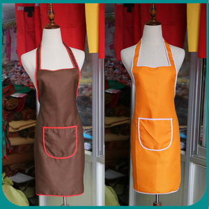 ผ้ากันเปื้อนยูนิฟอร์มคิวชู ผ้าทอสีพื้น สำหรับผู้ใหญ่ ใส่ได้ทั้งชายและหญิง ชุดทำงานในครัว ป้องกันคราบสกปรก มีกระเป๋าขนาดใหญ่ พร้อมพิมพ์โลโก้ - Product Image 5