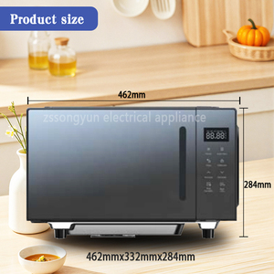 Horno Microondas Fácil de Usar para el Hogar, 20l, Color Negro y Blanco, Versión en Inglés, Horno Microondas Doméstico de Calentamiento Rápido - Product Image 2