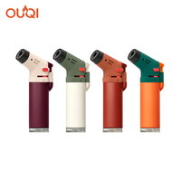 Briquet électrique extérieur coupe-vent à flamme unique, rechargeable au gaz, personnalisable OEM/ODM avec logo
