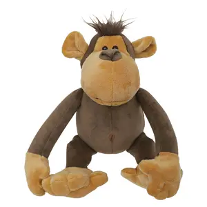 Newest Custom Jungle Animal Toys Soft Stuffed Monkey Giraffe Orangutan Tiger Fox Raccoon Giraffe Elephant Plush Toy for Kids