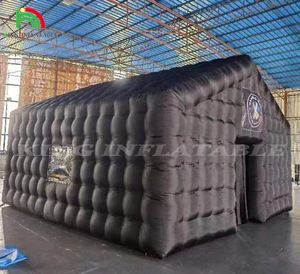 Portable grande tente de fête <span class=keywords><strong>maison</strong></span> noir lumière LED Cube gonflable fête discothèque tente boîte de nuit gonflable - Product Image 1