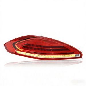 Nuevos Accesorios de Alta Calidad para Automóviles Panamera 2014-2016, Luces Traseras 970.2 con Lente Transparente, Señal de Giro LED, Plug and Play, Retrofit - Product Image 1