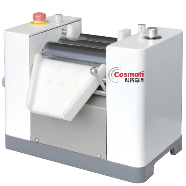 Космати лабораторный керамический трехвалковый шлифовальный станок трехвалковая вальцовка для мыла губной помады косметический порошок тройной стана крена фрезерный станок с ЧПУ