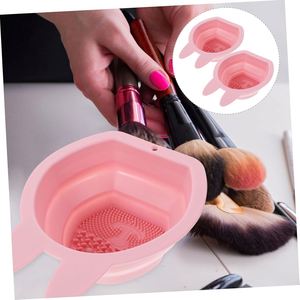 Cute Rabbit Shape Makeup Brush Cleaner Mat, High Quality Eco-Friendly Foldable <b>Silicone</b> Washing Pad <b>Tool</b> for Cosmetic Brushes - Product Image 5