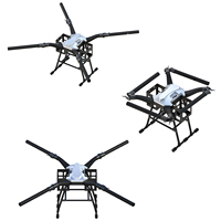 Sanmoo FLY80 Hochleistungs-8-Rotor-Octocopter-Rahmen aus Kohlefaser, faltbare UAV-Struktur für Stromleitungsinspektion, 80 kg