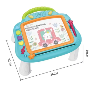 Juego de tablero de dibujo magnético, juguetes de viaje portátiles para niños, almohadilla magnética para garabatos para niños, escritura de aprendizaje para regalo de cumpleaños - Product Image 5