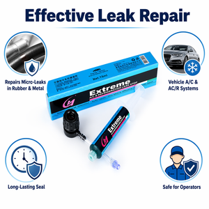 ยาอุดรอยรั่วสารทำความเย็นชนิดฉีด 15 มล. Extreme AC Leak Stop ใช้ได้กับ R134a สำหรับ<span class=keywords><strong>ซ่อม</strong></span>เครื่องปรับอากาศ<span class=keywords><strong>รถ</strong></span>ยนต์ HVAC - Product Image 4