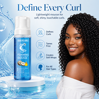 Mousse per Capelli Ricci Ubercare all'Olio di Cocco, Schiuma Styling per Trecce, Etichetta Privata Personalizzata