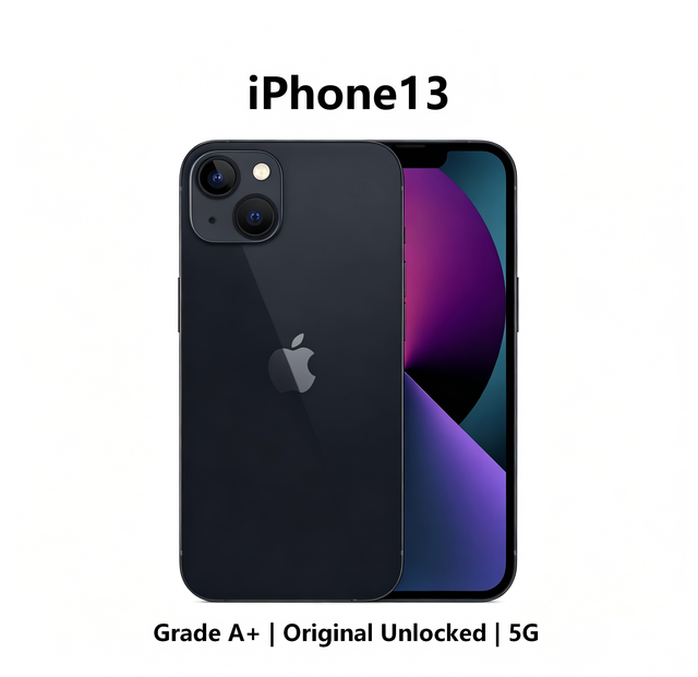 A+ Grade Original Used iPhone 13 Unlocked 5G Fully Tested No Scratches 128GB 256GB Wholesale