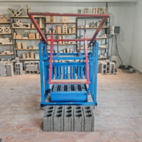 Machine à Fabriquer des Blocs Creux Sans Alimentation Électrique, Machine Manuelle à Briques, Vente Directe Fabricant à Bas Prix