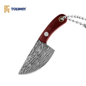 複数のデザインのミニダマスカスミニポケットデリバリーナイフ、カラーウッドハンドル付き、ユニークなデザインのミニポケットナイフを卸売りしています - Product Image 4