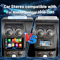 Radio Stereo mobil layar sentuh IPS 9 inci pemutar Multimedia mobil Radio FM WIFI Bluetooth otomatis Android Radio Stereo untuk Nissan Qashqai 2006-2013