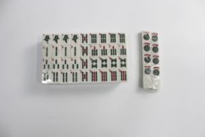 In Stock American <b>Mahjong</b> <b>Set</b> Melamine Printed 166 Tiles Blue Green Pink Red Beige 5 Colors - Product Image 6