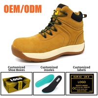 Chaussures de randonnée imperméables de haute qualité pour hommes, avec embout composite anti-perforation, en cuir nubuck, semelle antidérapante en EVA et caoutchouc