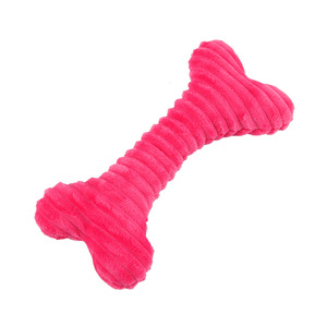 Cute Squeaky Durable Fish <strong>Bones</strong> Shape <strong>Soft</strong> Plush Pet <strong>Dog</strong> Toys Wholesale - Product Image 2