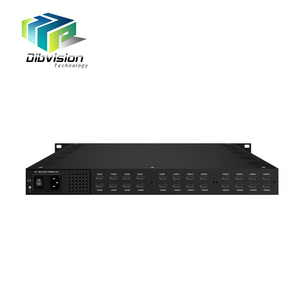 Encodeur modulaire 24 ports HDMI H.264 SPTS avec remapping PID de débit CBR/VBR pour projet de conversion de signal analogique <span class=keywords><strong>vers</strong></span> DTV sur campus - Product Image 3