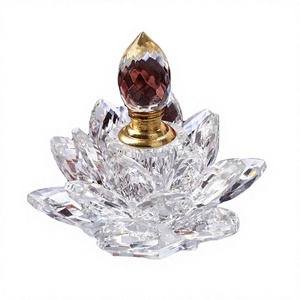 Factory Lotus Flower Essential Oil <b>Dropper</b> <b>Bottles</b> Fancy 3ML Crystal Perfume <b>Bottle</b> Customized Logo Lady Gift WZ-G628 Polished - Product Image 3