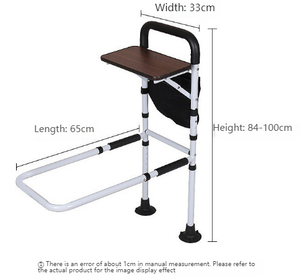 Poignée de porte extérieure antidérapante en acier inoxydable pour personnes à mobilité réduite, barres d'appui de sécurité pour salle de bain - Product Image 6