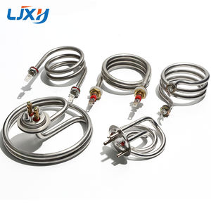 LJXH 220V/380V Distillateur d'eau électrique Élément chauffant 2.5kw/3kw/4.5kw Spiral 201 Stainless Steel Immersion Heater Pipe - Product Image 2