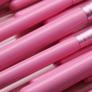 Ensemble de 20 pinceaux de maquillage vegan rose, étiquette privée, pinceaux pour fond de teint, poudre, visage, kit de pinceaux cosmétiques pour les marques de beauté - Product Image 5