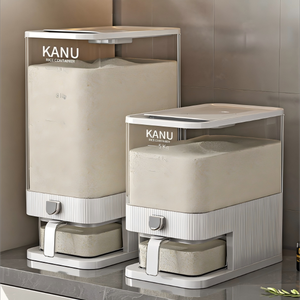 Contenedor <span class=keywords><strong>de</strong></span> Arroz Personalizable <span class=keywords><strong>de</strong></span> PP, Caja <span class=keywords><strong>de</strong></span> Almacenamiento <span class=keywords><strong>de</strong></span> <span class=keywords><strong>Cereales</strong></span> para Escritorio, Tipo Presión, a Prueba <span class=keywords><strong>de</strong></span> Insectos y Humedad, Organizador <span class=keywords><strong>de</strong></span> Cocina, Grado Alimenticio - Product Image 1