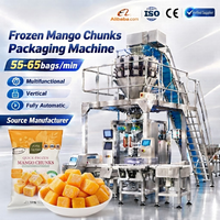 Machine d'emballage multifonctionnelle automatique verticale pour cubes de mangue surgelés