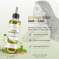 Mélange d'herbes, huile naturelle pour la croissance des cheveux, elixir de croissance Mega, huile essentielle naturelle et biologique pour la force des cheveux