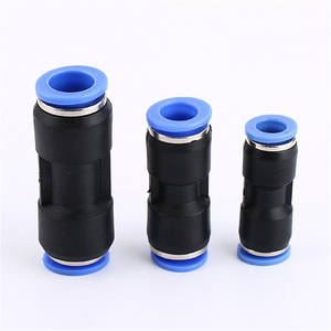 Pièces pneumatiques du fabricant, raccords rapides PU8, raccords de tuyauterie PE6, contrôle de vitesse LSA10, déflecteur PM4, réducteur PG16-12 - Product Image 4