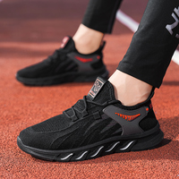 Zapatos Deportivos Antideslizantes Cómodos para Hombre, Estilo Casual de Corte Bajo, con Cordones, Suela Resistente al Desgaste, Color Sólido, Tela de Algodón