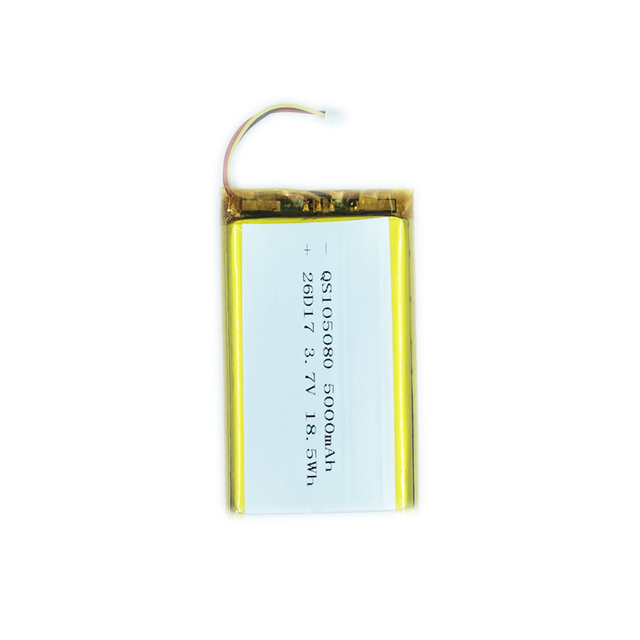 KC Battery QS105080 5000mAh 3.7V Li Ion Battery 5000mAh 3.7V Li-ion Rechargeable Batteries