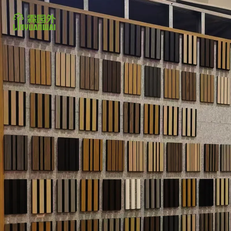 Acoustic Decoration panel Acoustic Panel Wooden Sound Isolation Slat Wall Panel