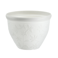 Pots de fleurs ronds en plastique PP écologiques, durables et de style classique pour la décoration intérieure, à suspendre ou à poser au sol, vente en gros