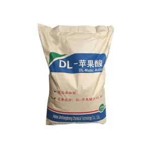 Grado alimenticio 25 KG/BAG DL-ácido málico, ácido málico, ácido L-málico CAS 617-48-1