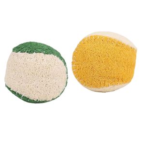 Venta al por mayor, función de entrenamiento, lufa, juguetes para mascotas, molienda de bolas, incluye hierba gatera para jugar al aire libre con perros - Product Image 1