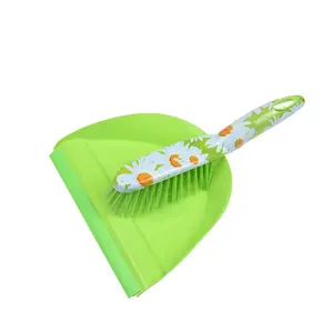 Ev temizlik Pet saç süpürge zemin fırça halı plastik küçük temizleme fırçası ve süpürge ve faraş seti