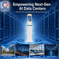 Transceptor Kexint 400G VR4 OSFP 850nm 50m MPO-12/APC de Módulo Plano para NVIDIA InfiniBand NDR y Centros de Datos de IA