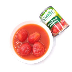 Pasta de Tomate Pelado en Salmuera, Sabor Dulce, Halal, de la Mejor Calidad, en Lata, en Tambor, OASIC - Product Image 3