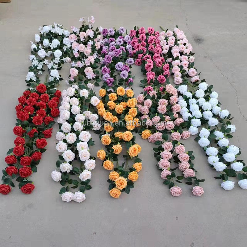 #4 Tenture murale Triangle Rose Fleurs