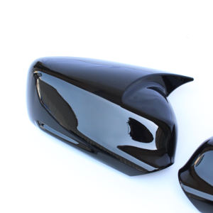 Cubierta de espejo para <span class=keywords><strong>Peugeot</strong></span> 301 2012-2022 Bat Style Piano Black Side Caps 2 piezas - Product Image 5