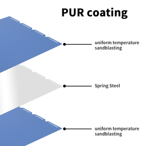 แผ่นบิลด์เพลทพิมพ์สองด้านชิ้นส่วนเครื่องพิมพ์3D แผ่นเหล็กขนาด270x270มม. สำหรับ snapmaker U1เครื่องพิมพ์3D สีฟ้า/ดำ - Product Image 4