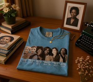 T-Shirt da Donna Comfort Colors, Girocollo, Manica Corta, Nera, Stampa 'Women History Month Empowerment', 100% Cotone Jersey, Abbigliamento Casual - Product Image 2