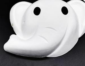 Maschera di carta bianca verniciabile per uomo e bambino mascherata per festa di Halloween <span class=keywords><strong>maschere</strong></span> Decorative in bianco - Product Image 6