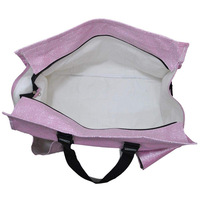 Sac fourre-tout en polyester Oxford personnalisé de style tendance pour femmes, grand sac de plage et de shopping avec petites poches
